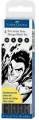 Pitt Artist Pens Manga Black Set - tantis.pl