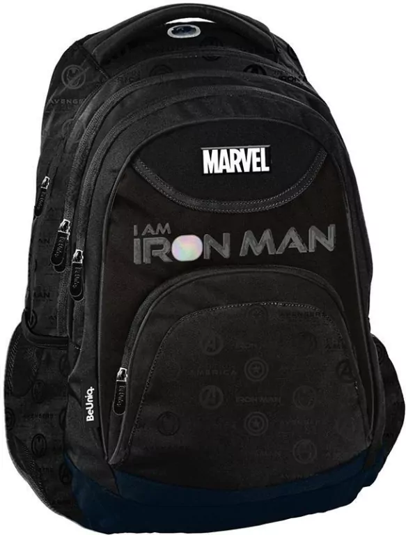 Plecak młodzieżowy BeUniq. Iron Man - tantis.pl