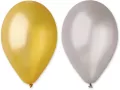 Balony Gemar metal złote i srebrne 50szt - tantis.pl