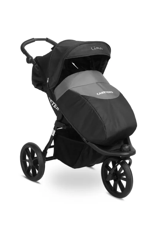 Caretero Lima wózek spacerowy czarny - tantis.pl