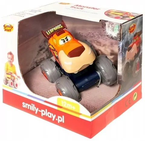 Smilly Play. Auto Monster Truck, Leopard - tantis.pl