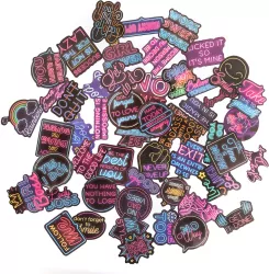 Naklejki winylowe neon motywacyjne 5-8cm