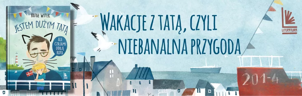 Jestem dużym tatą, ale czasami udaję kota. Z parasolem - tantis.pl