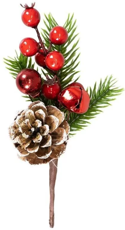 Zimowa gałązka zdobiona - tantis.pl