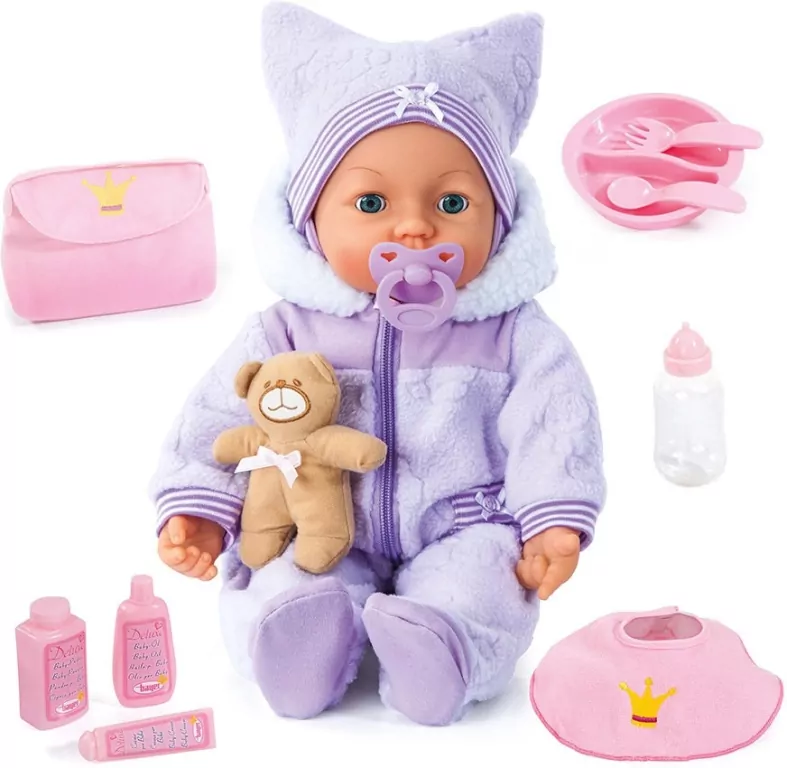 Lalka bobas. Piccolina Magic Eyes 46cm - tantis.pl