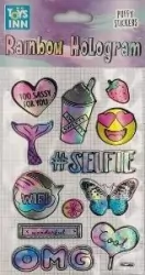 Naklejki rainbow hologram - Selfie. ToysInn