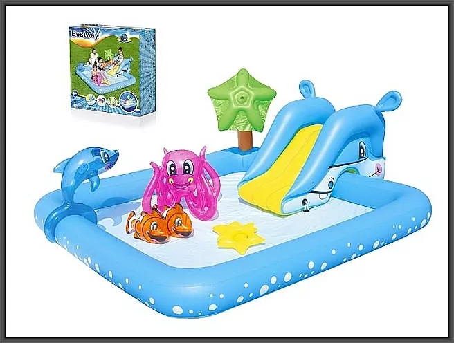Plac zabaw Akwarium 239x206x86cm - tantis.pl