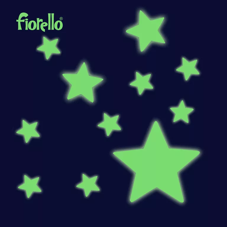 Ozdoby fluorescencyjne Gwiazdki mix FIORELLO - tantis.pl
