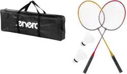 Zestaw do badmintona i siatkówki 6w1