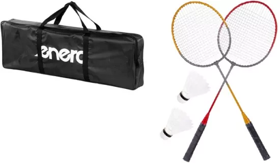 Zestaw do badmintona i siatkówki 6w1