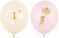 Balony Myszki z cyferką 1 Pale Pink 30cm - tantis.pl