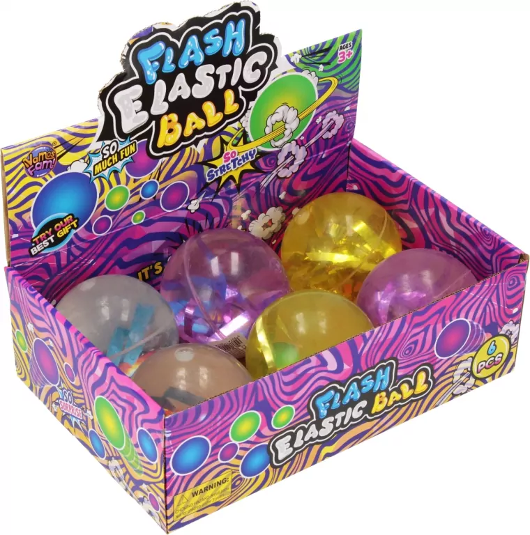 PILKA ODBIJAJACA SWIAT Z WODA 10CM MIX3 MC 6/24 - tantis.pl