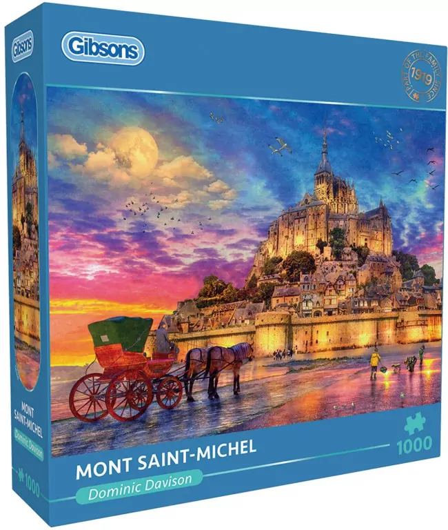 Puzzle 1000 Mont Saint-Michel, Francja - tantis.pl