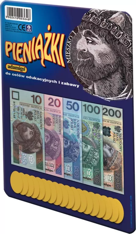 Pieniążki do celów edukacyjnych i zabawy - tantis.pl