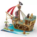 Puzzle 3D Statek piracki ze skarbem - tantis.pl
