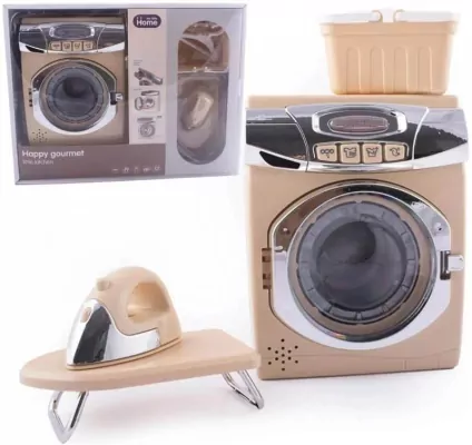 Pralka i żelazko z deską