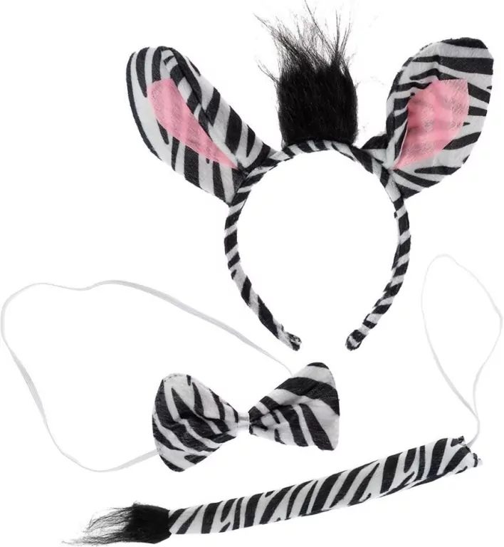 Strój. Zebra. Zestaw z ogonkiem - tantis.pl