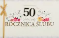 Karnet B6 Rocznica ślubu 50 - tantis.pl