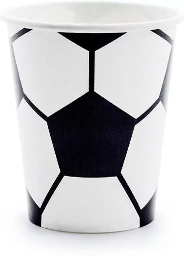 Kubeczki Piłka 260 ml 6szt - tantis.pl