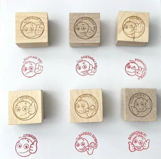 Pieczątki motywacyjne sześcienne - tantis.pl