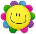 Balon foliowy Kwiatek tęczowy 60cm - tantis.pl