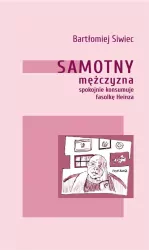 Samotny mężczyzna spokojnie konsumuje fasolkę Heinza