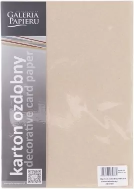 Papier ozdobny (wizytówkowy) Galeria Papieru nature A4 - beżowy 220 g (204726) - tantis.pl