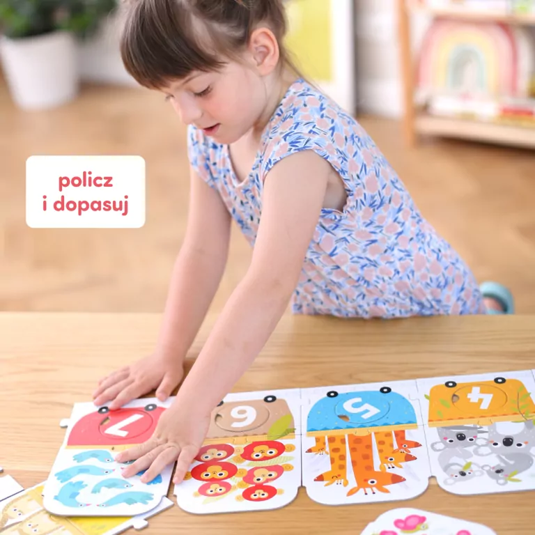 CzuCzu. Puzzle z dziurką. Pociąg do liczenia - tantis.pl
