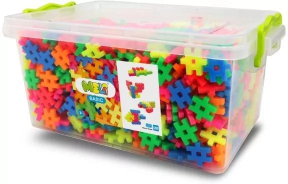 Klocki Meli Basic Neon Edu 1200 elementów - tantis.pl
