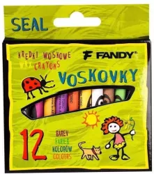 Kredki świecowe Seal 12 kolorów