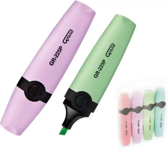 Zakreślacz GR225P pastelowe 4 kolory - tantis.pl