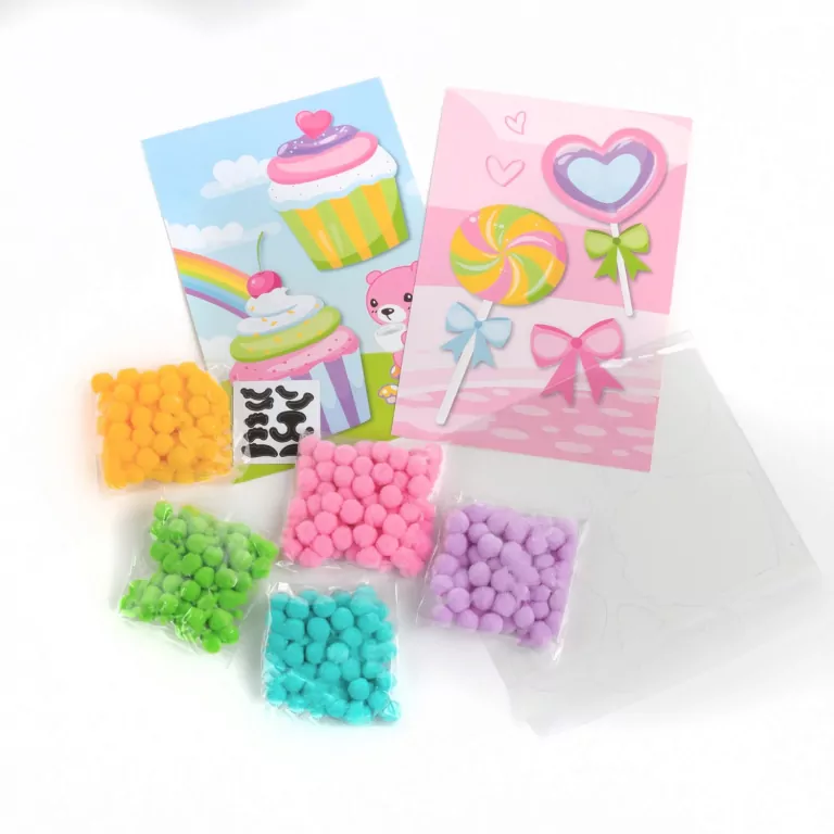 Wyklejanki pomponiaste Sweet - tantis.pl