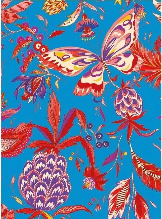 Karnet B6 z kopertą Pineapple Paisley - tantis.pl