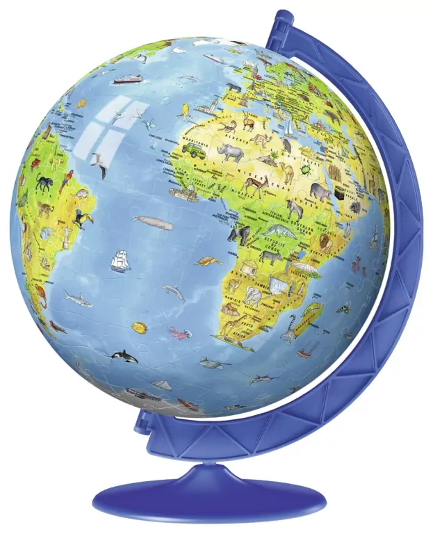 Puzzle Globus po angielsku, 180 elementów - tantis.pl