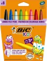 Flamastry Kids Visacolor XL 8 kolorów BIC - tantis.pl