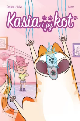 Komiksy dla dzieci - Kasia i jej kot. Tom 1
