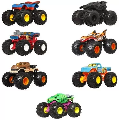 Hot Wheels Monster Trucks Pojazd w skali 1:24 - tantis.pl
