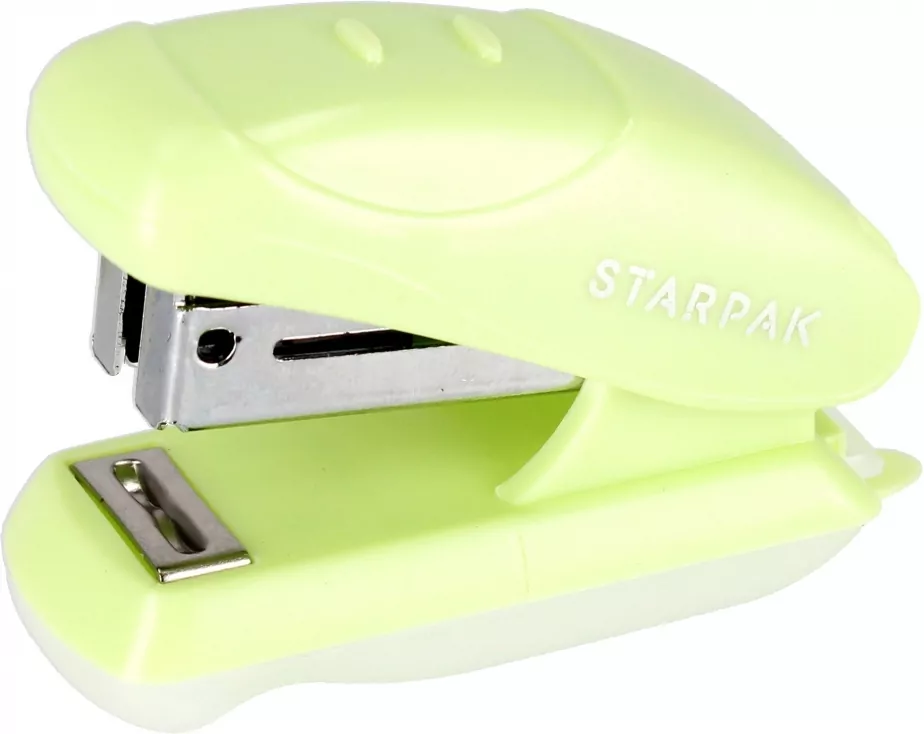 Zszywacz mini STK-300 pastel, zielony - tantis.pl