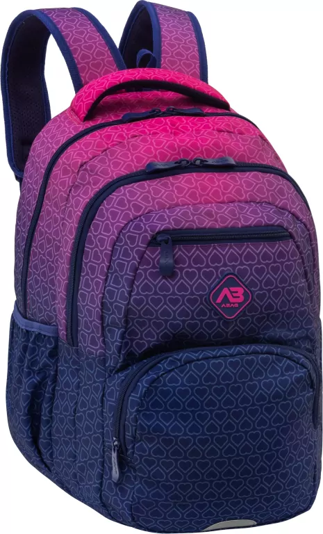 Plecak Hexagon Pink Ombre ASTRA - tantis.pl