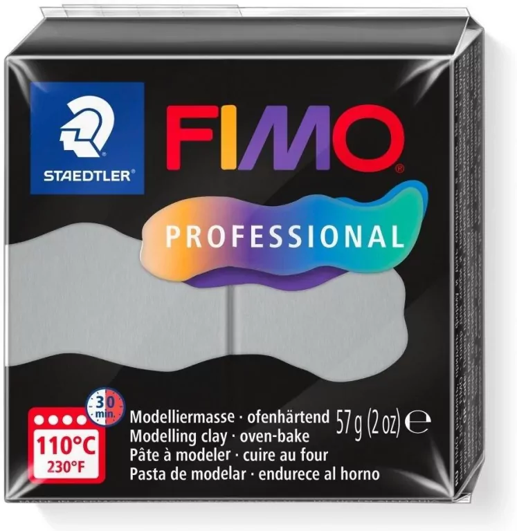 Masa termoutwardzalna Fimo 57g jasnoszary - tantis.pl