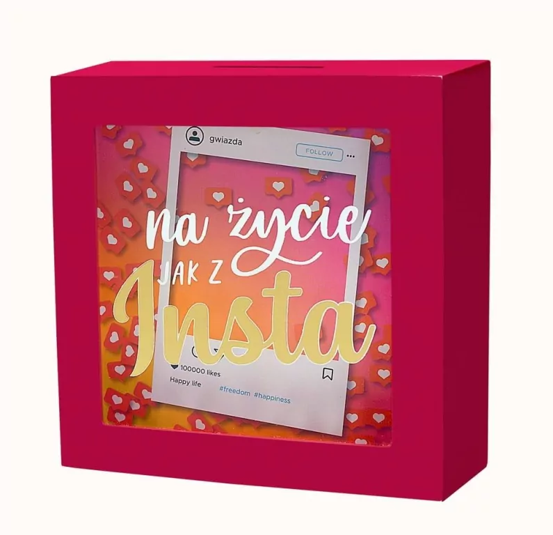 Skarbonka życie jak z insta - tantis.pl