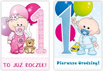 KARNET URODZINY 1 B6 Z KOP ZDOB 021 MRG FOL