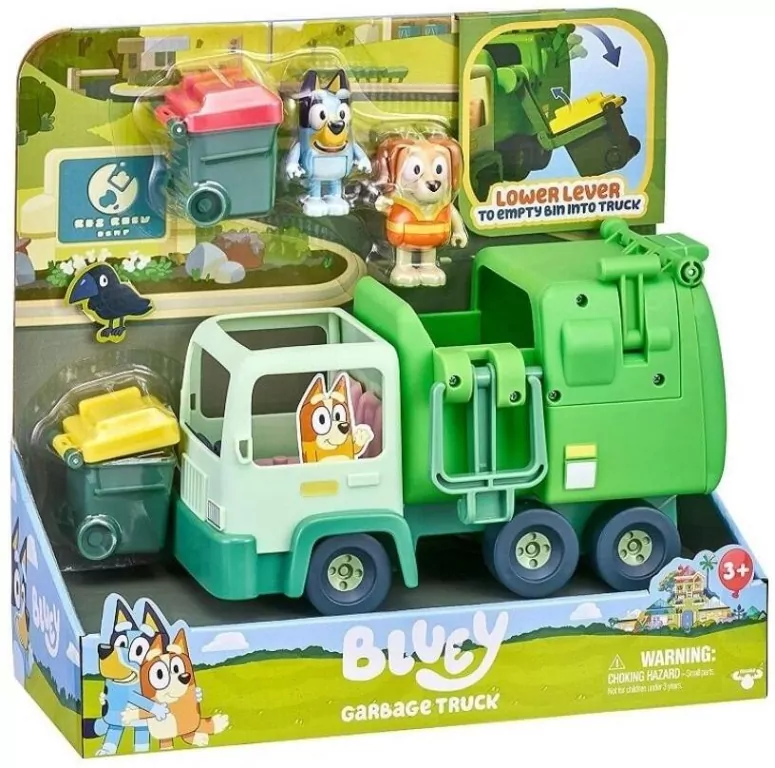 Bluey Zestaw śmieciarka - tantis.pl