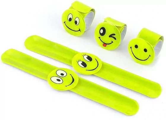 Bransoletka odblaskowa samozaciskowa 22x3cm MIX - tantis.pl