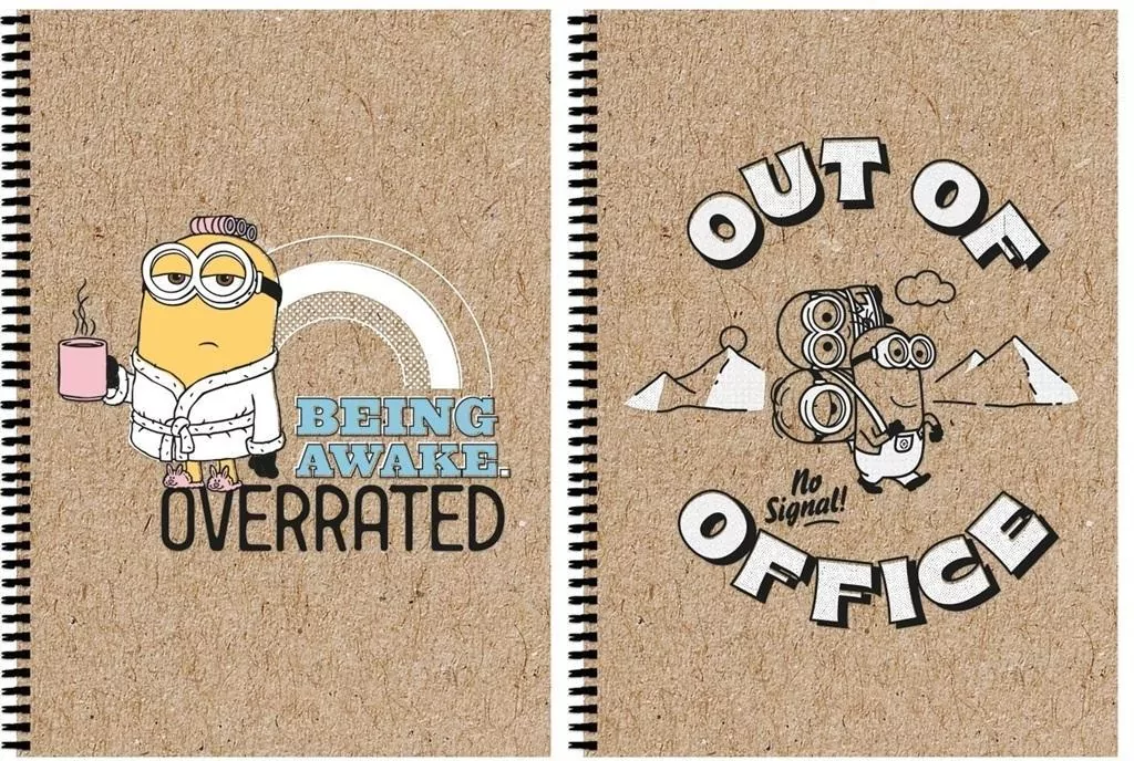 Kołozeszt Minionki. A4/80K kratka. 5 sztuk - tantis.pl