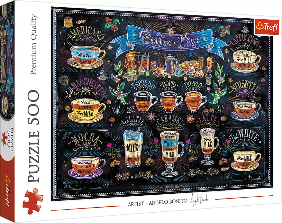 Puzzle 500. Czas na kawę - tantis.pl