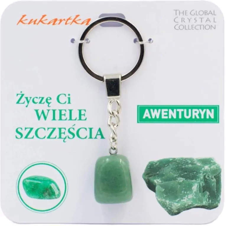 Brelok Wiele szczęścia awenturyn - tantis.pl