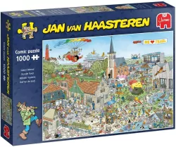 Puzzle 1000. Jan van Haasteren. Zacisze na wyspie Texel