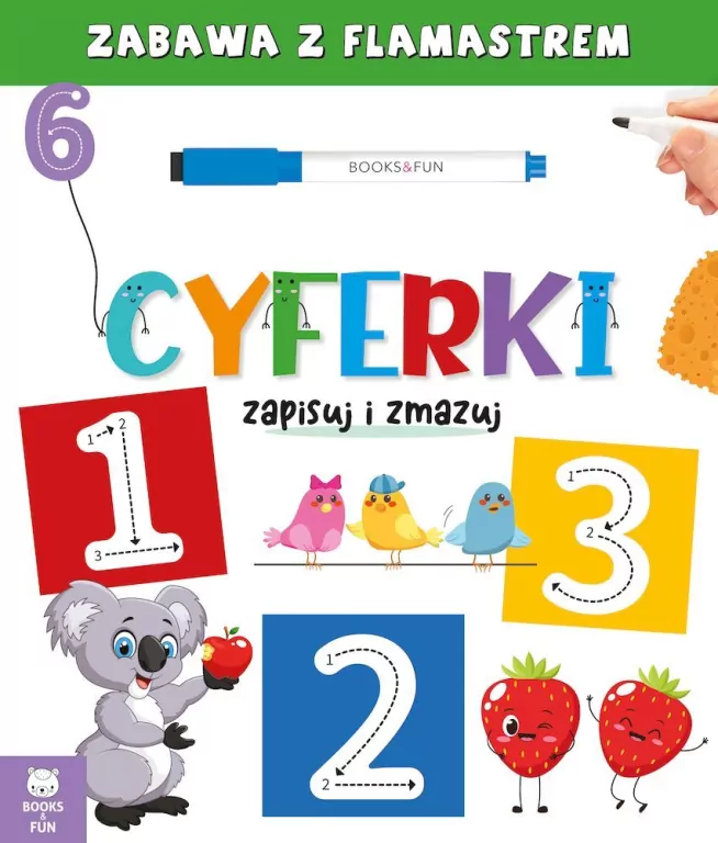Cyferki. Zabawa z flamastrem - tantis.pl
