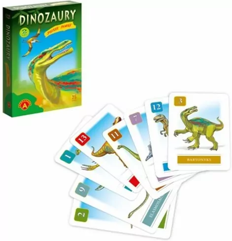 Dinozaury. Karty Piotruś - tantis.pl